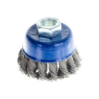 Кордщетка чашеобразная витая (65 мм; М14) ПРАКТИКА 032-454