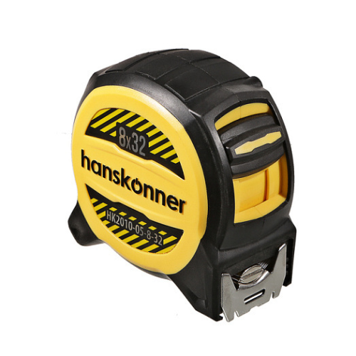 Рулетка  8 м x 32 мм с магнитом HANSKONNER HK2010-05-8-32