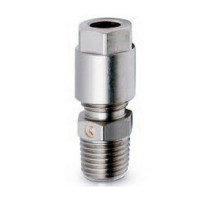 Фитинг прямой универсальный 10мм самозажимной, внешняя 1/2