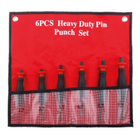 Набор выколоток  6 предметов с протектором СТАНКОИМПОРТ KA-4376