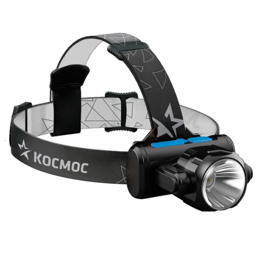 Светодиодный налобный фонарь аккумуляторный КОСМОС КОСH5W Li-On,3Вт ХРЕ, 5Вт СОВ, 1200Mah, Micro USB