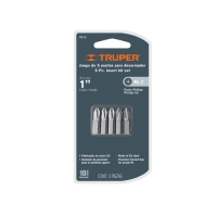 набор бит 1/4" ph-2 25 мм 5 пр. truper p5-12 17777_Интернет-магазин ГАРО