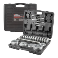 Набор для монтажа, демонтажа подшипников и сайлентблоков 32 пр. Forsage F-933T4