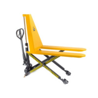 Тележка гидравлическая 1000 кг TOR HLS1000Q с ножничным подъемом (полиуретановые колеса)