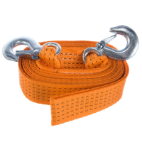 Трос буксировочный ленточный  7 т  5 м с крюками TOPAUTO Рострос Премиум 187ККС