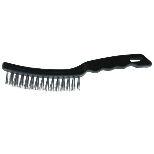 Щетка ручная 3-рядная стальная с пластиковой ручкой СОЮЗ 9011-02-03С