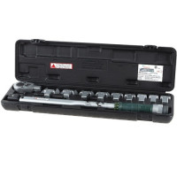 Динамометрический ключ  40-200 Nm 1/2 HANS 4673 с набором рожковых насадок