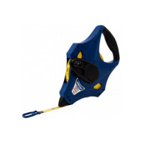 Рулетка геодезическая 50м x 15мм открытый корпус (фибергласовая лента, ускоренная перемотка) КОБАЛЬТ