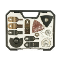 Набор насадок для МФИ 15 шт универсальный №8 в кейсе ПРАКТИКА 240-577