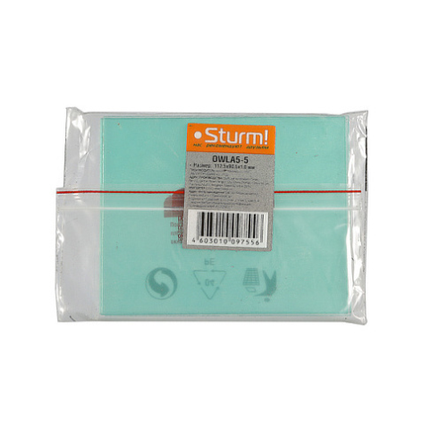Внешнее защитное стекло маски сварщика 112,5х90,5х1 мм STURM OWLA5-5 (5 шт.)
