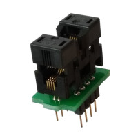 Адаптер для программирования микросхем TSU-D08/MS08-3X3 ROMService DIP8-MSOP8