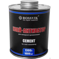 клей для холодной вулканизации 1360 г/ 1000 мл с кисточкой rossvik 60115 / k.10.k.2_Интернет-магазин ГАРО