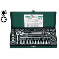 набор головок torx 40 пр.3/8  6-22 мм  е4-е20  hans_Интернет-магазин ГАРО