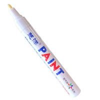 Маркер-краска по металлу с наконечником (2-3 мм), белый Flysea Paint Marker FS-110-white