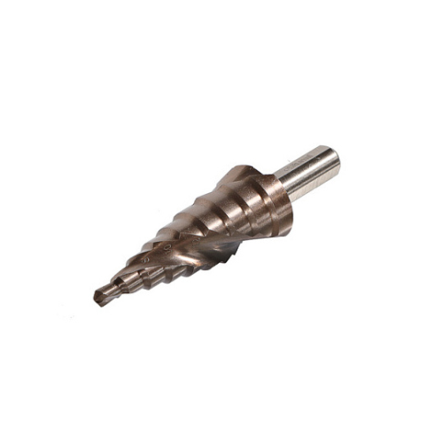 Сверло ступенчатое по металлу спираль 4-20 мм шаг 2 мм Р6М5+COBALT STURM