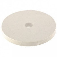 Круг дисковый полировальный войлочный 125*20*32 белый твердый SEB