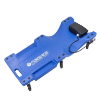 Лежак подкатной пластиковый с фонарем на гибком удлинителе 40