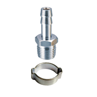 Елочка  8 мм с внешней резьбой обжимное кольцо 8х13 мм 1/4