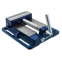 Тиски станочные ширина губок 125 мм,  захват 128 мм, 4.5 кг, КОБАЛЬТ 246-050