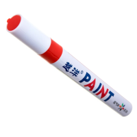 Маркер-краска по металлу с наконечником (2-4 мм), красный Flysea Paint Marker FS-110-red