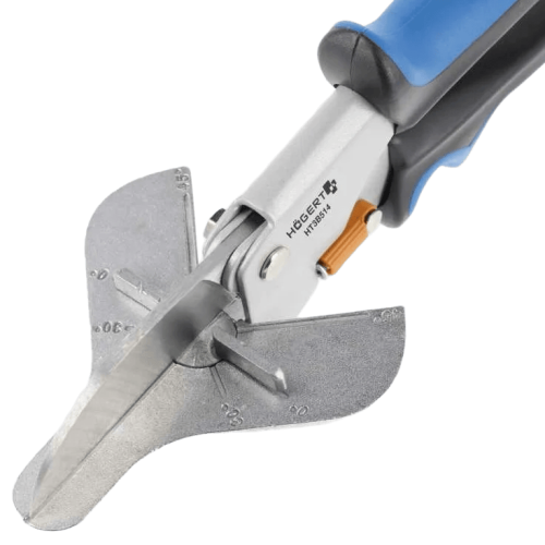 Ножницы по металлу прямого реза с угломером 220 мм HOEGERT HT3B514 43513