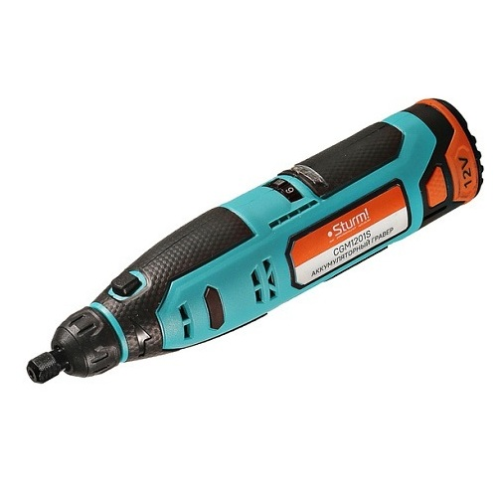 Гравер аккумуляторный (12 В, 5000-25000об/мин, 50акс,1x2.0Ач, ЗУ) STURM CGM1201S