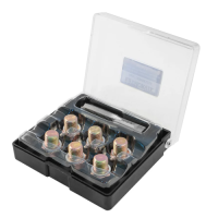 Набор для восстановления резьбы сливного отверстия поддона M13х1.5, 7 предметов THORVIK ODPRK1315