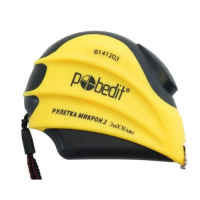 Рулетка 3 м х 16 мм обрезиненный корпус Pobedit Микрон-2  6141203