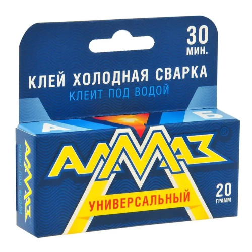 Клей эпоксидный Алмаз компаунд 2К Универсал AZ-0132