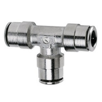 Фитинг тройник цанговый Т-образный 14мм CAMOZZI