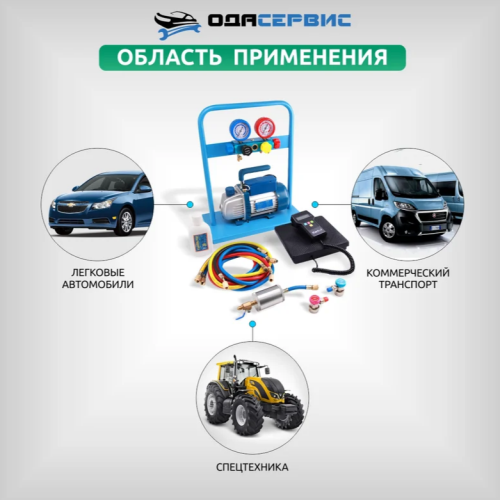 Комплект для заправки кондиционеров ОДА Сервис compact AC-2014