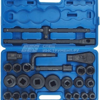 набор ударных головок 1" 3/4 17-65 мм 26 пр 6-гр..forcekraft fk-68262-5mpb 16216_Интернет-магазин ГАРО