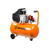 Компрессор воздушный (240 л/мин, 50 л/бак, 220 В) Вихрь КМП-240/50 74/3/8