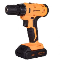 Аккумуляторная дрель-шуруповерт (18 В, 2 А/ч, 1350 об/мин) ВИХРЬ ДА-18Л-2К 72/14/9_1