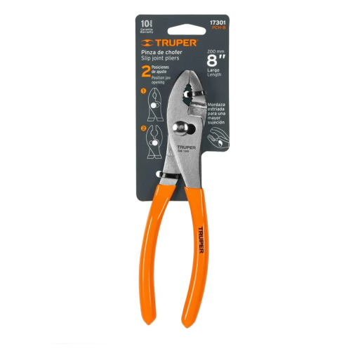 Клещи переставные двухпозиционные 200 мм TRUPER PCH-8 17301