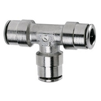 Фитинг тройник цанговый Т-образный 4мм CAMOZZI