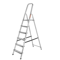 Стремянка алюминиевая СА 1*6 ВИХРЬ 73/5/1/4