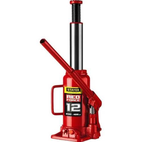 Домкрат бутылочный гидравлический 12 т (230-465 мм) STAYER RED FORCE 43160-12_z01