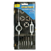 Набор метчиков и плашек  12 пр. ПРАКТИКА 779-455