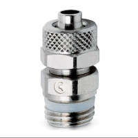 Фитинг прямой 8/6 самозажимной, внешняя 1/8