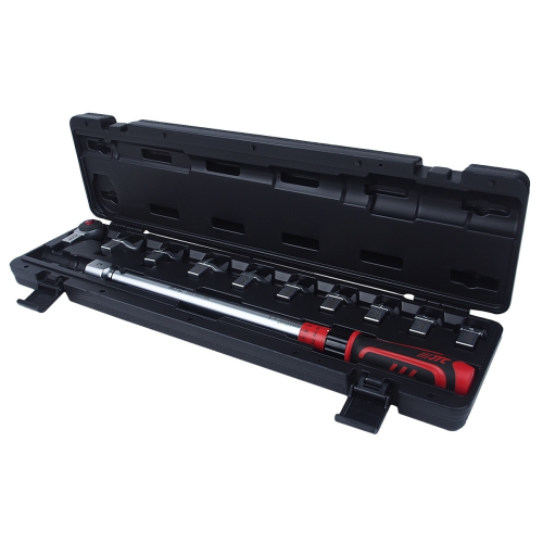 Динамометрический ключ  40-210 Nm с набором рожковых насадок (13-24 мм) 11 пр. JTC JTC-6835K