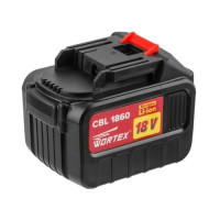 аккумулятор (18 в, 6 а/ч, li-ion) cbl 1860 all1 wortex cbl18600029_Интернет-магазин ГАРО