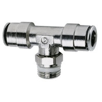 Фитинг тройник Т-образный 6 с внешней резьбой на 1/8