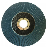 Круг лепестковый торцевой (180х22.2 мм; Р100) цирконий голубой GermaFlex corkat