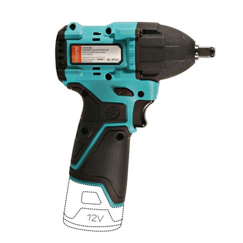 Аккумуляторный гайковерт ударный (12В, 120 Nm, 3/8