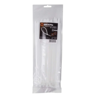 Хомуты нейлоновые (стяжки) 250х4.8 мм (100 шт в уп.) белая ВИХРЬ 73/9/1/18