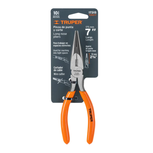 Длинногубцы 180 мм TRUPER T203-7X 17315