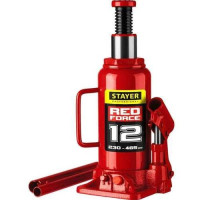 домкрат бутылочный гидравлический 12 т (230-465 мм) stayer red force 43160-12_z01_Интернет-магазин ГАРО