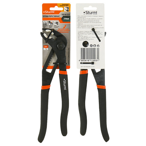 Клещи переставные 250 мм STURM 1020-06-D250