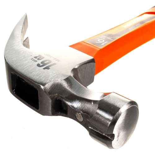 Молоток-гвоздодер  450 г с фибергласовой рукояткой TRUPER MA-16F 19710